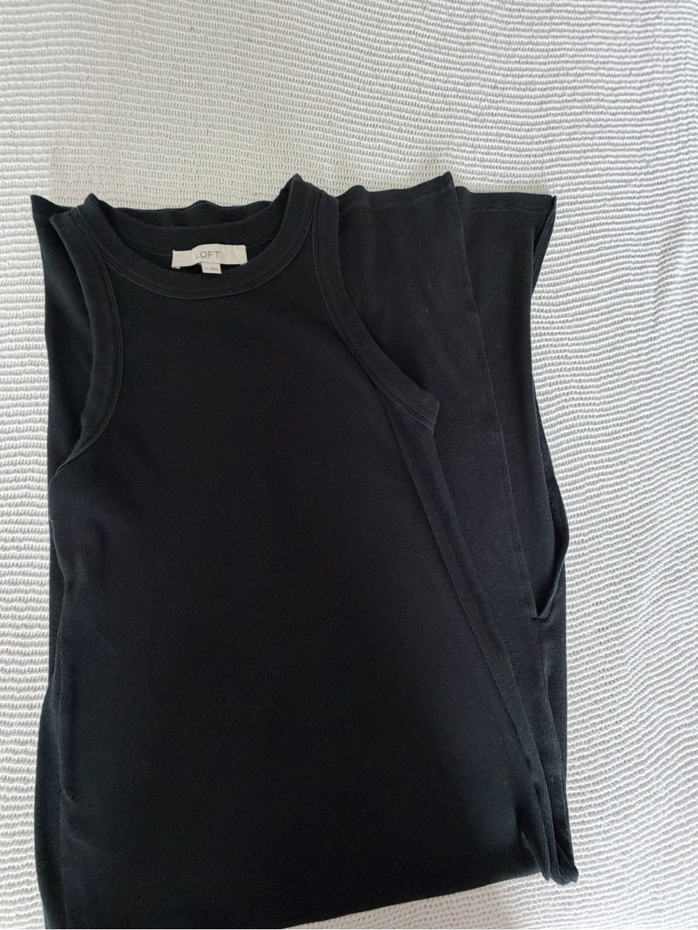 LOFT Black Maxi Dress